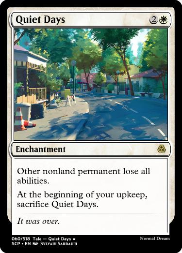 Quiet Days (SCP Orientation Tales) 
